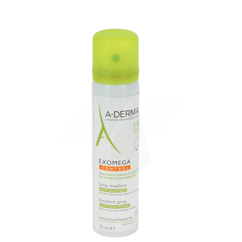 Aderma Exomega Control Spray Émollient Anti-grattage Aérosol/50ml