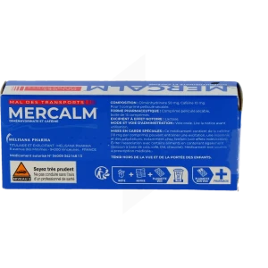 Mercalm, Comprimé Pelliculé Sécable