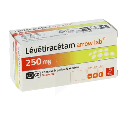 Levetiracetam Arrow Lab 250 Mg, Comprimé Pelliculé Sécable à Eysines