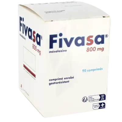 FIVASA 800 mg, comprimé enrobé gastrorésistant