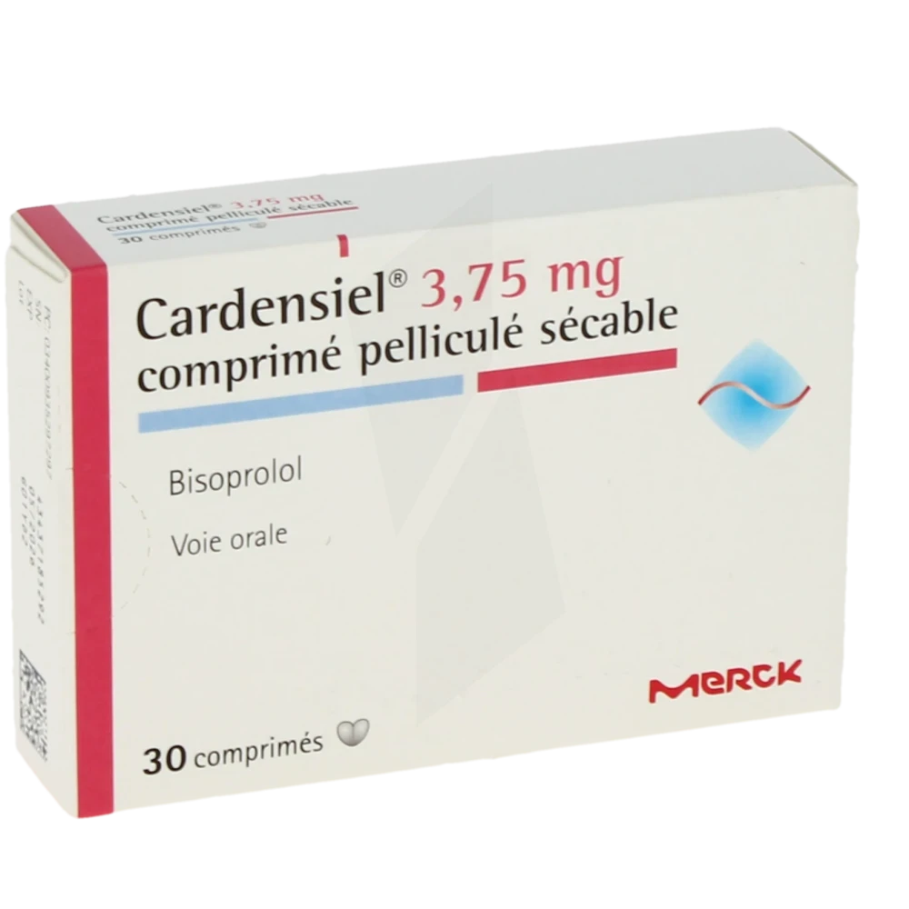 Cardensiel 3,75 Mg, Comprimé Pelliculé Sécable