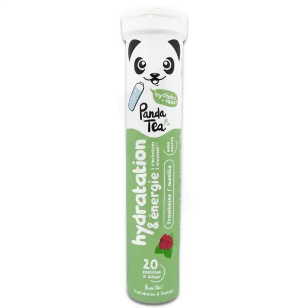 Panda Hydratation & Energie Past Effervescente Framboise Menthe T/20
