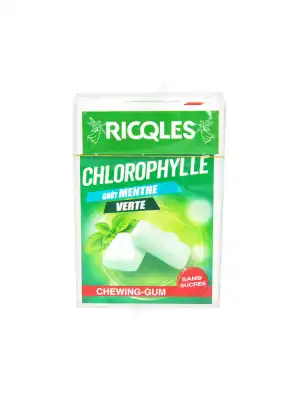 Ricqlès Chew Gum Chlorophylle Sans Sucre B/29g à QUINCY-SOUS-SÉNART