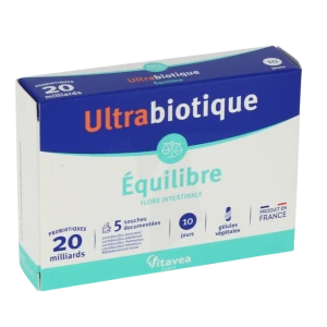 Nutrisanté Ultrabiotique Equilibre 10 Jours Gélules B/10