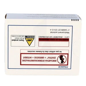 Irbesartan Hydrochlorothiazide Zentiva 150 Mg/12,5 Mg, Comprimé Pelliculé