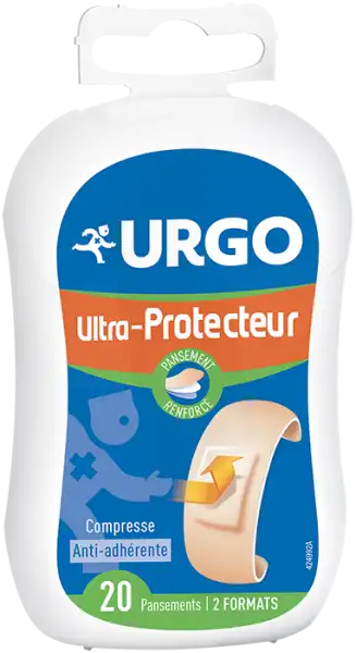 Urgo Ultra-protecteur Pansement Antiseptique PrÉdÉcoupÉ B/20