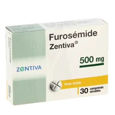 Furosemide Zentiva 500 Mg, Comprimé Sécable à STRASBOURG