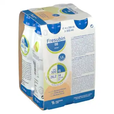 Fresubin Db Drink Nutriment Pêche Abricot 4 Bouteilles/200ml à TRUCHTERSHEIM