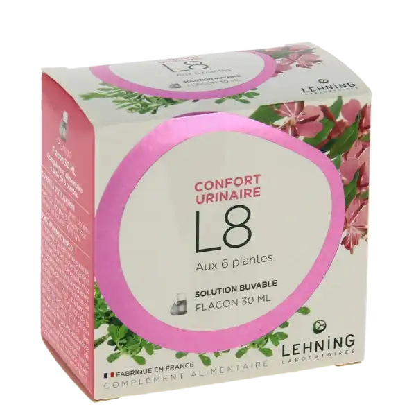 Lehning L8 Confort Urinaire Solution Buvable Fl/30ml