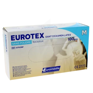 Eurotex Gant Examen Non Poudré T7/8 B/100