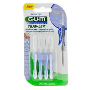 Gum Trav - Ler, 0,6 Mm, Manche Lavande , Blister 4 à Agen