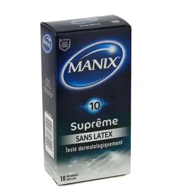Manix Suprême Préservatif Lubrifié B/10 à OULLINS