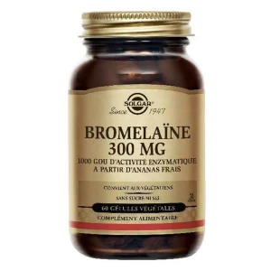 Solgar Bromélaïne 300 Mg Gél Pot/60