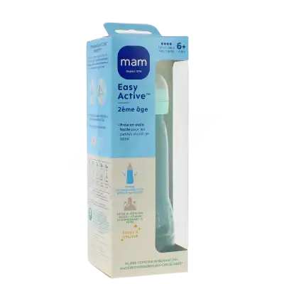 Mam Easy Active Biberon Tétine Débit X Coloré Ice 330 Ml à TOULOUSE