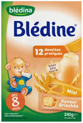Blédina Blédine Miel/briochée 12 Dosettes De 20g à Saint-Avold