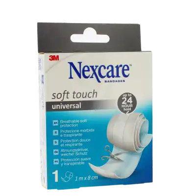 Nexcare Soft Touch Bande Blanc 1mx8cm à CLERMONT-FERRAND