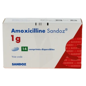 Amoxicilline Sandoz 1 G, Comprimé Dispersible
