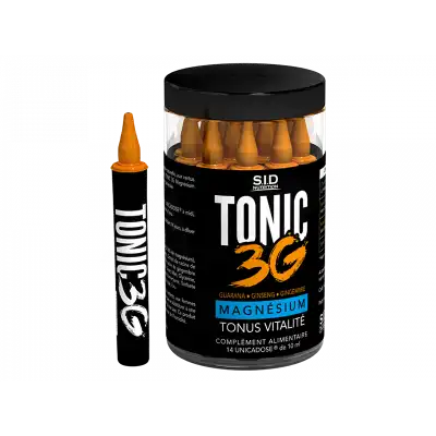 Sid Nutrition Santé Tonique Tonic 3g Magnésium 14 Unicadoses De 10ml à MANOSQUE