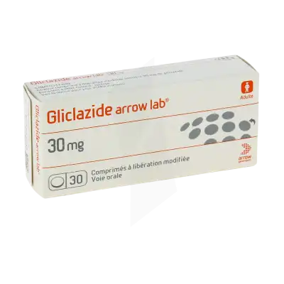 Gliclazide Arrow Lab 30 Mg, Comprimé à Libération Modifiée à CUISERY