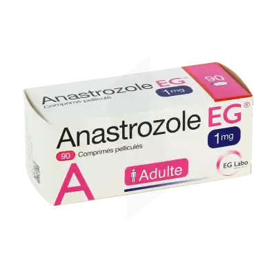Anastrozole Eg 1 Mg, Comprimé Pelliculé à Auterive