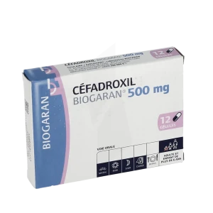 Cefadroxil Biogaran 500 Mg, Gélule