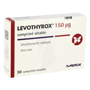 Levothyrox 150 Microgrammes, Comprimé Sécable