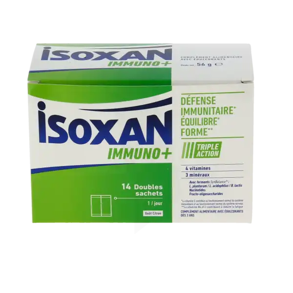 Isoxan Immuno+ Poudre à Diluer 14 Sachets Double