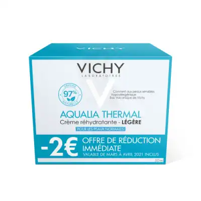 Vichy Aqualia Thermal Crème Légère Réhydratante Pot/50ml Offre Spéciale à Blere