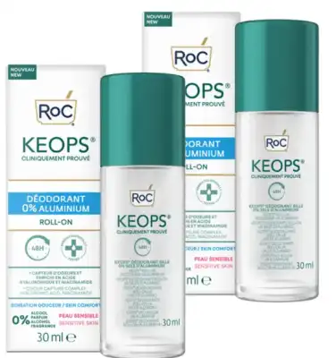 Keops Déodorant à Bille 0% Aluminium - Duo à Paris