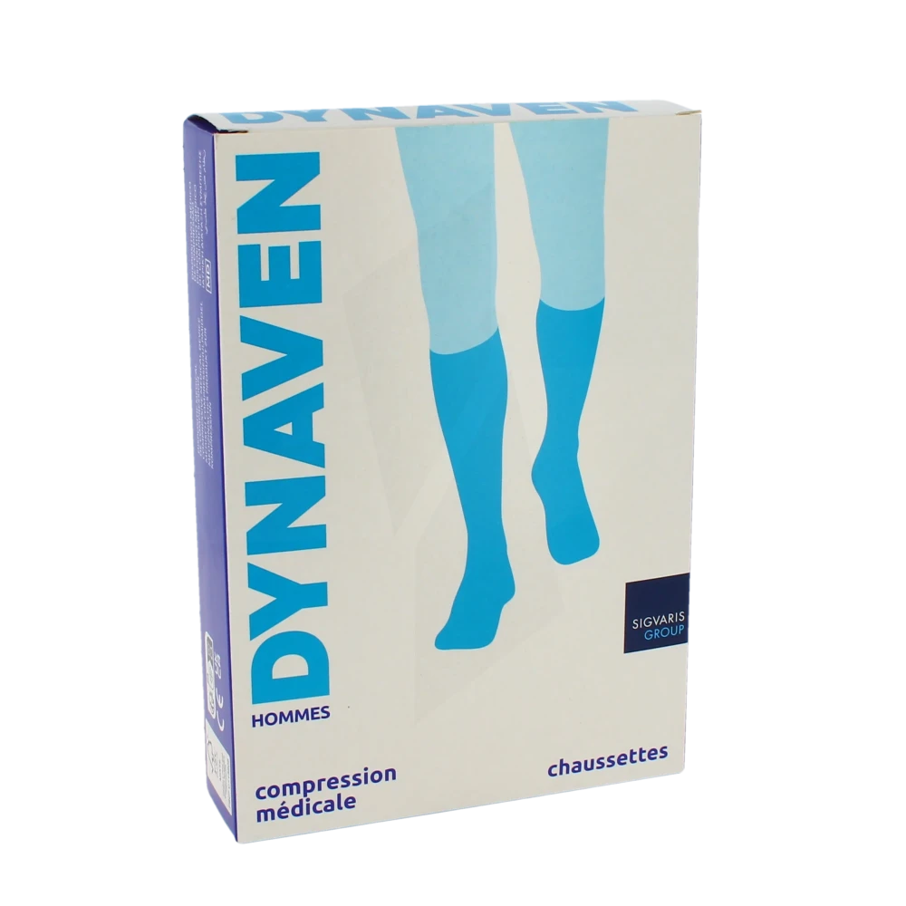 Dynaven Fin Chaussettes  Homme Classe 2 Gris Xx Large Long