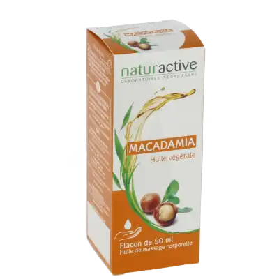 Naturactive Macadamia Huile Végétale Bio Flacon De 50ml à Narrosse