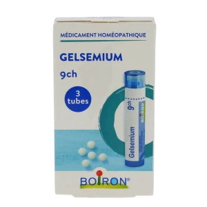 Boiron Gelsemium 9ch Granules 3 Tubes De 4 G