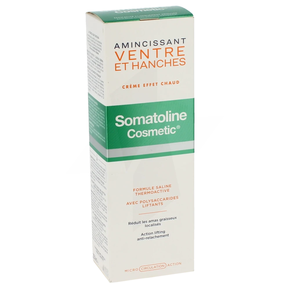 Somatoline Cosmetic Crème Amincissant Ventre & Hanches Crème Effet Chaud T/250ml