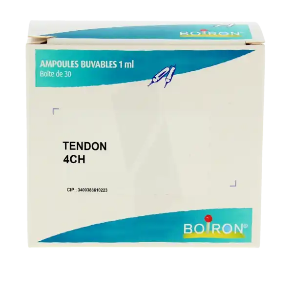 Boiron Tendon 4ch Solution Buvable En Ampoules Boîte De 30 Ampoules