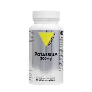 Vitall+ Potassium 200mg Gélules Végétales B/80