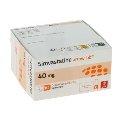 Simvastatine Arrow Lab 40 Mg, Comprimé Pelliculé à CHAMPAGNOLE