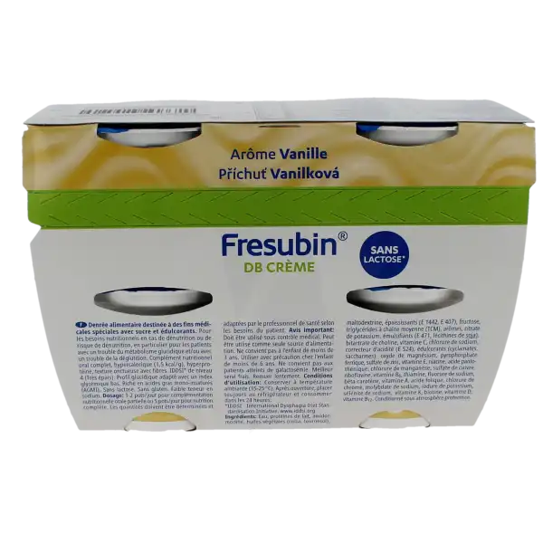 Fresubin Db Crème Nutriment Vanille 4pots/200g