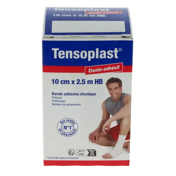 Tensoplast Hb Bande Adhésive élastique 10cmx2,5m