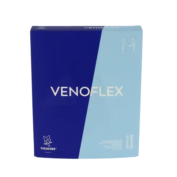 Thuasne Venoflex Secret 2 Bas Antiglisse Femme Beige Naturel T3l