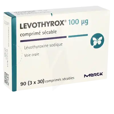 Levothyrox 100 Microgrammes, Comprimé Sécable à Blere
