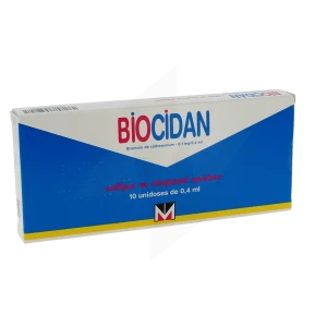 Biocidan 0,1 Mg/0,4 Ml, Collyre En Récipient Unidose