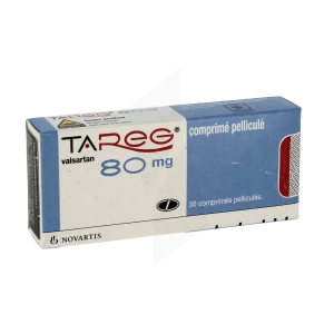 Tareg 80 Mg, Comprimé Pelliculé