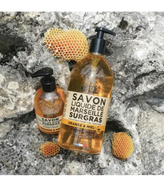 Mkl Savon De Marseille Liquide Orange & Miel 300ml