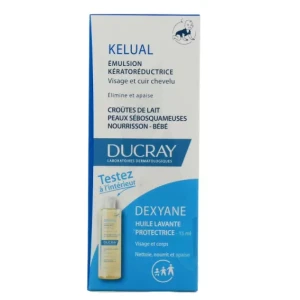 Kelual Emuls Kératoréductrice Croûtes De Lait Nourrisson T/50ml+dexyane Huile 15ml