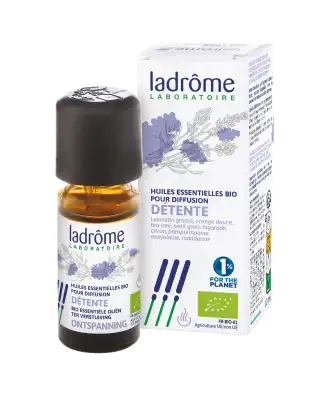 Ladrôme Huiles Essentielles pour Diffusion Détente 10ml
