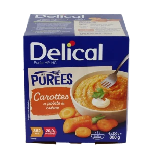 Delical Puree Hp Hc Nutrim Carotte Cr 4/200g