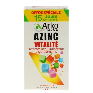 Azinc Forme Et Vitalite 120 + 30 (15 Jours Offerts)