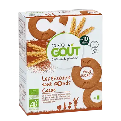 Good Goût Biscuit tout rond cacao B/80g
