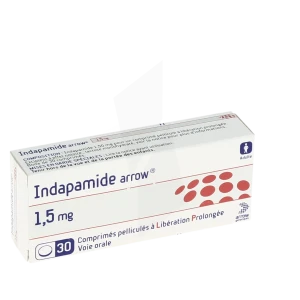 Indapamide Arrow 1,5 Mg, Comprimé Pelliculé à Libération Prolongée