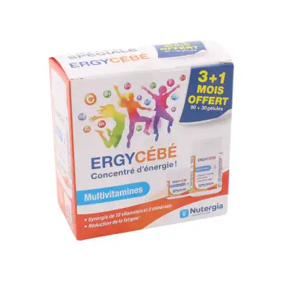 Ergycébé 90 + 30 Gélules 4 Mois Dont 1 Offert à Saint-Bonnet-de-Mure